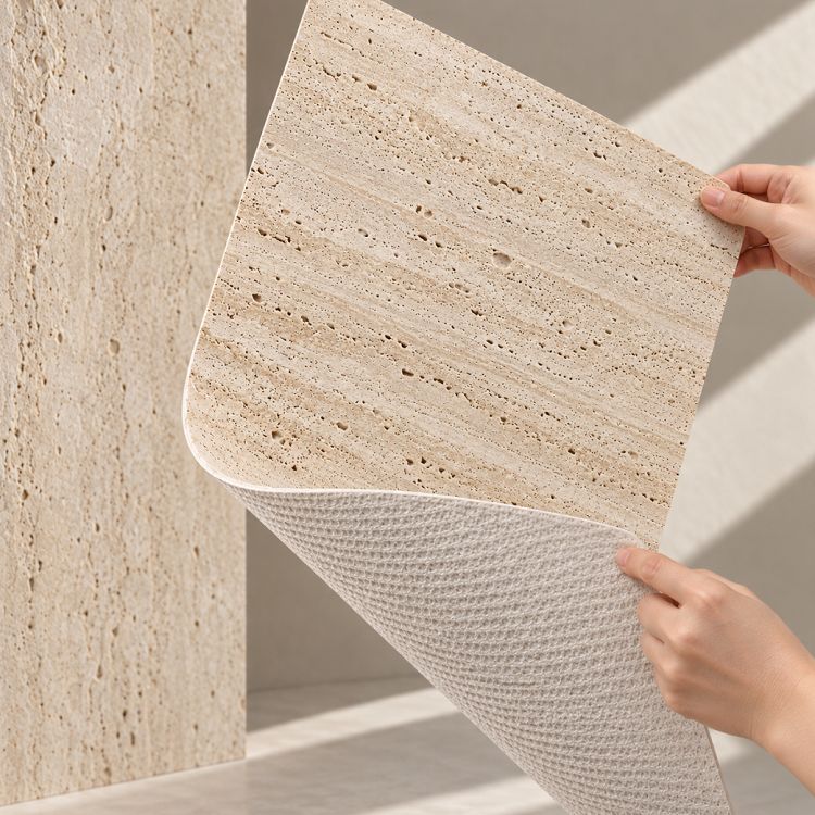 Lightweight Light Travertine Veneer Board Lightweight Light Travertine Veneer Board