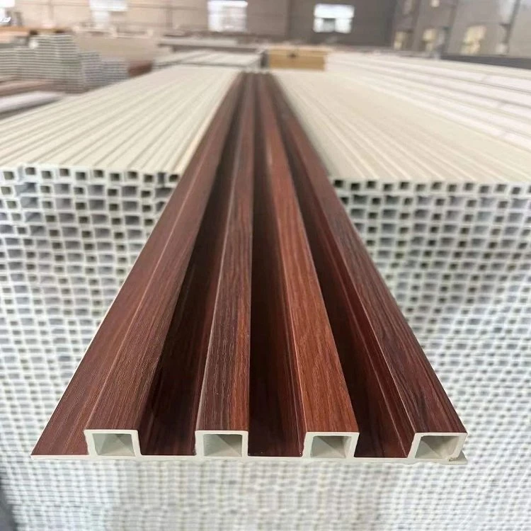 Natural Grain Fluted WPC Slat Panel Natural Grain Fluted WPC Slat Panel