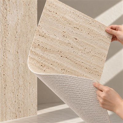 Lightweight Light Travertine Veneer Board